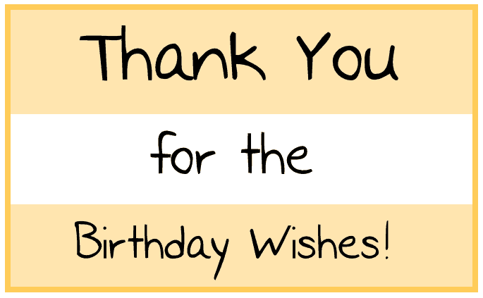 Thank you messages for birthday wishes