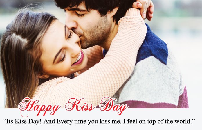 happy kiss day wishes