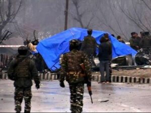 pulwama attack images