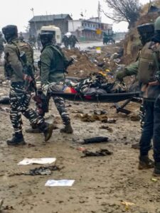 pulwama attack pictures