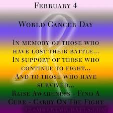 World cancer day message