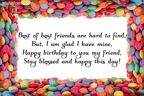 Happy birthday quotes for a friend