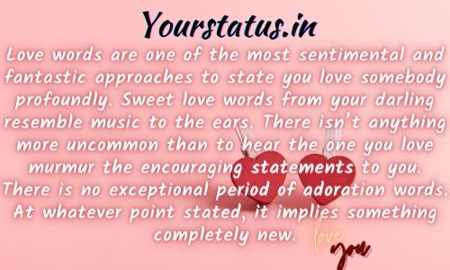 English Love Status English Love Status